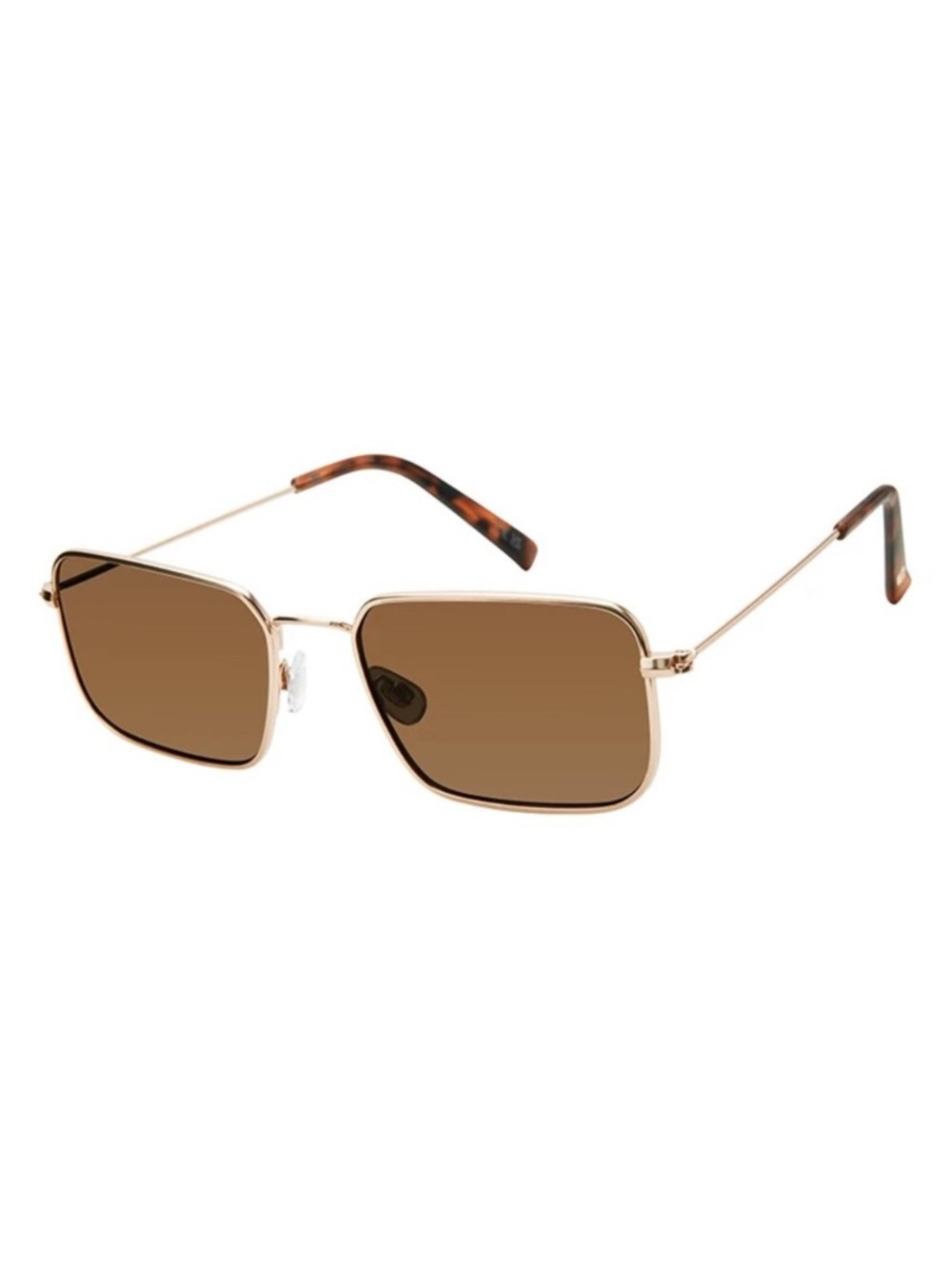 Juicy Couture Jonnie Sunglasses In Satin Gold with Brown Frames